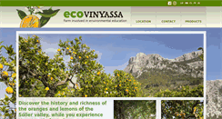 Desktop Screenshot of ecovinyassa.com